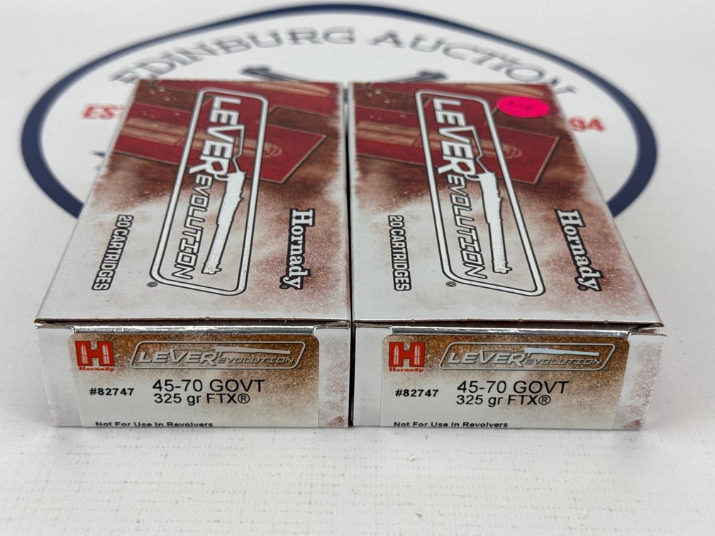 (2) Hornady LeverEvolution 45-70 GOVT Ammunition