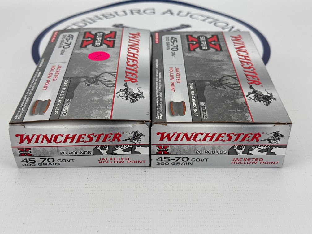 (2) Winchester Super X 45-70 GOVT Ammunition