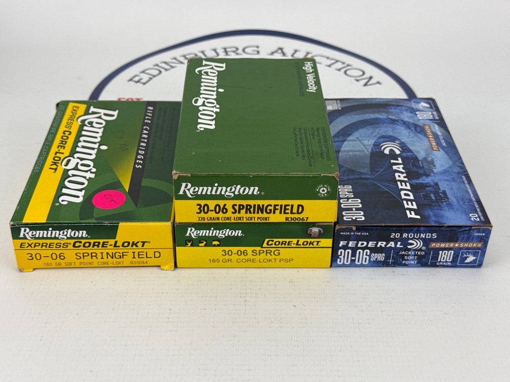 (4) Assorted 30-06 Ammunition