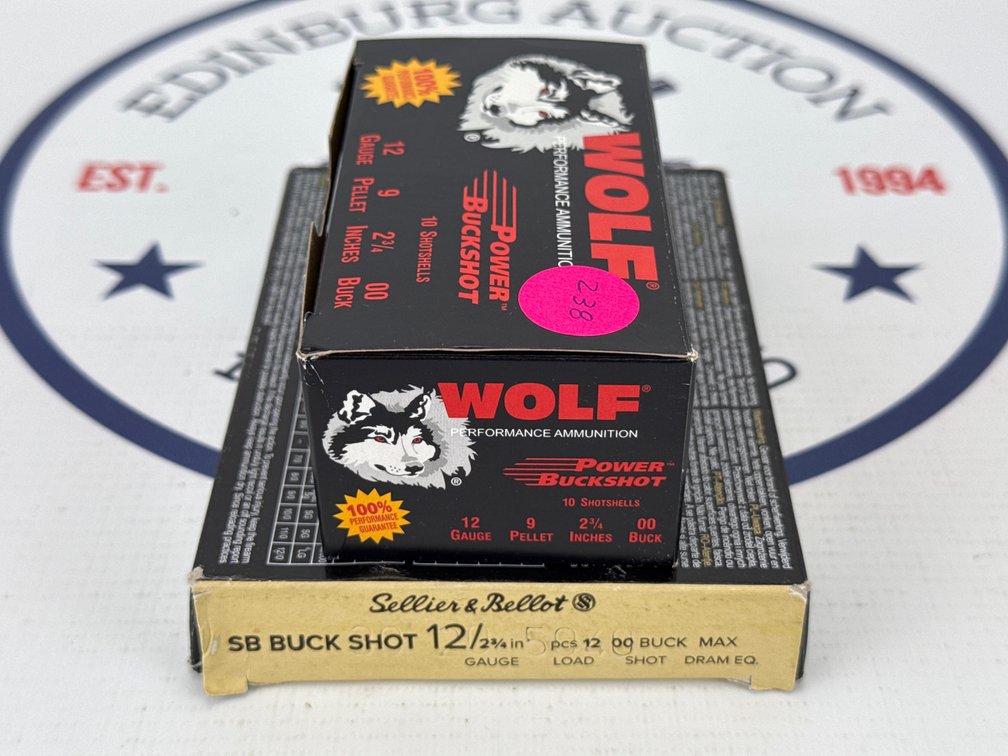 (2) Assorted 12 Gauge Buckshot