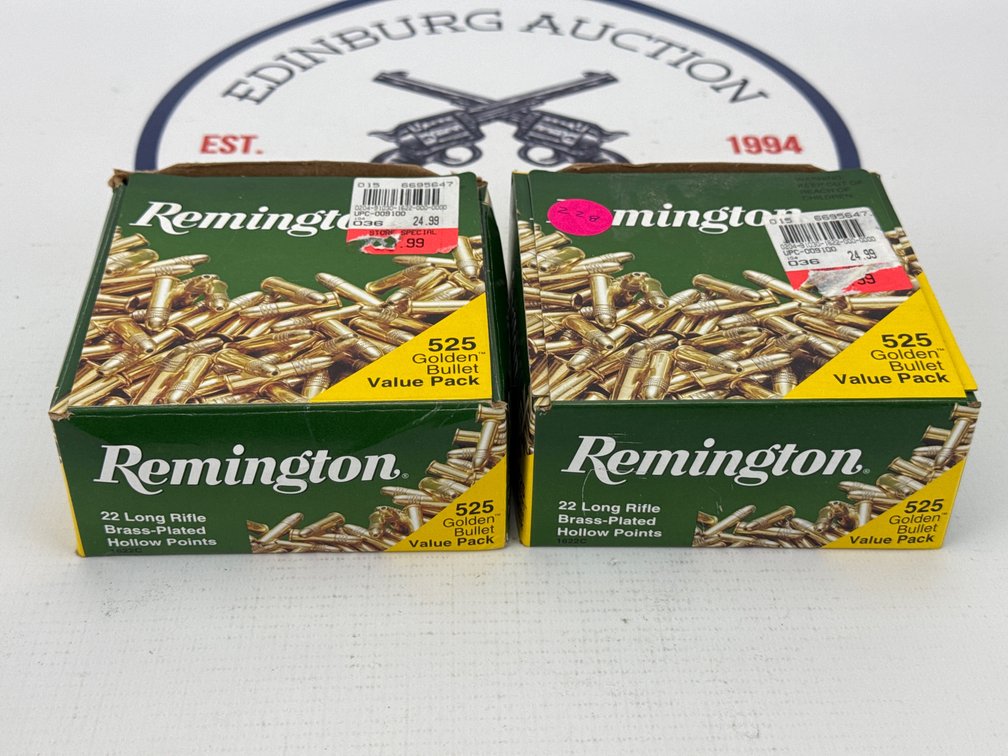 (2) Remington .22 LR 525 Golden Bullet Value Pack