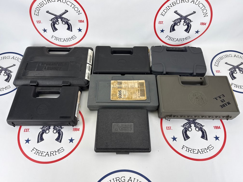 (7) Factory Hard Pistol Cases
