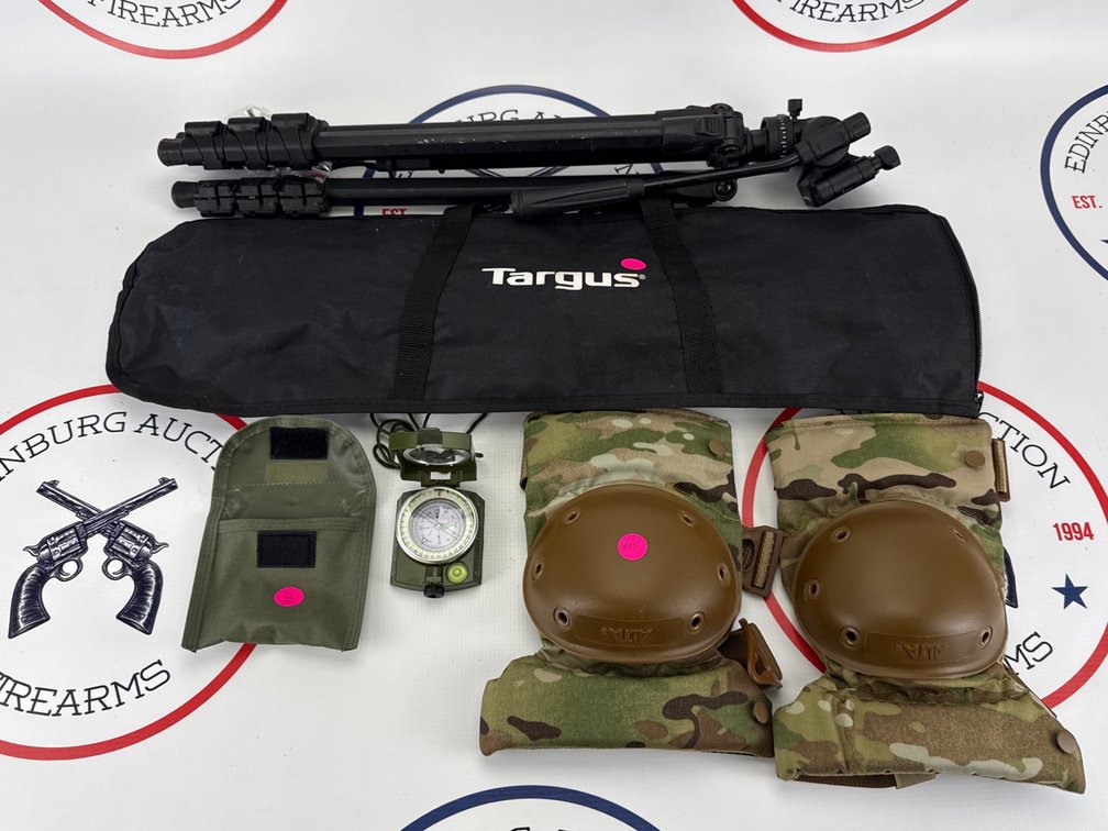 Tripod, Kneepads, and Compass