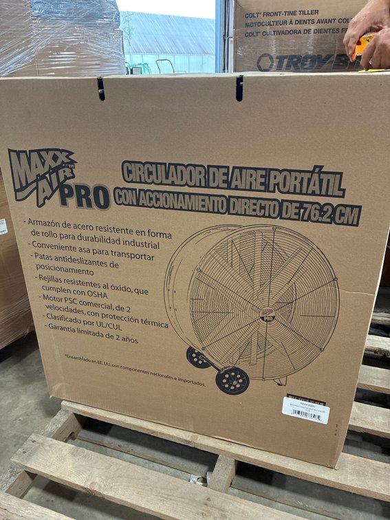 30” fan