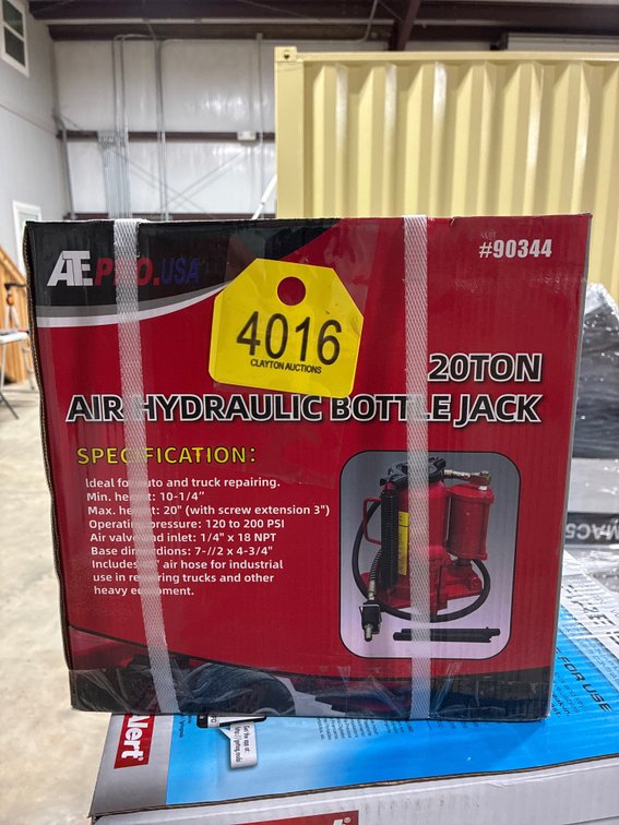 Air hydraulic bottle jack