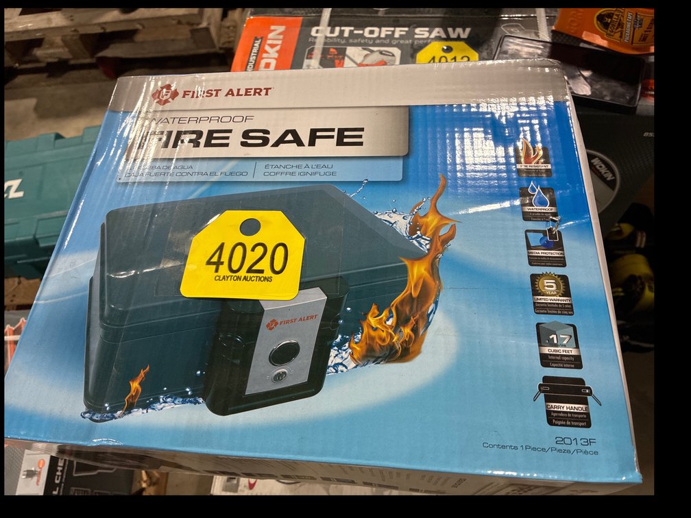 Waterproof fire safe