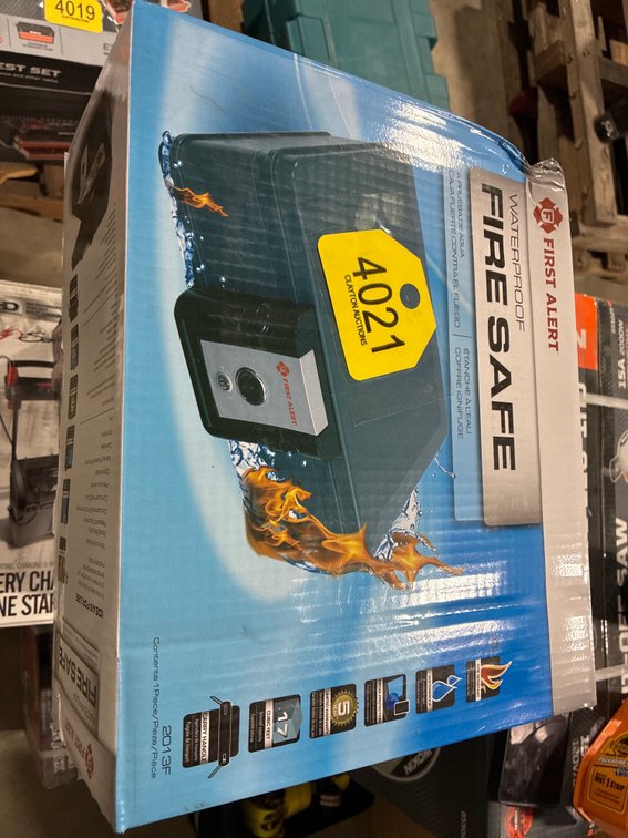 Waterproof fire safe