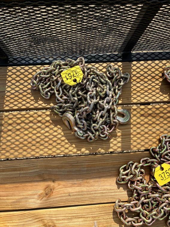 3/8. 1/2 20ft chain