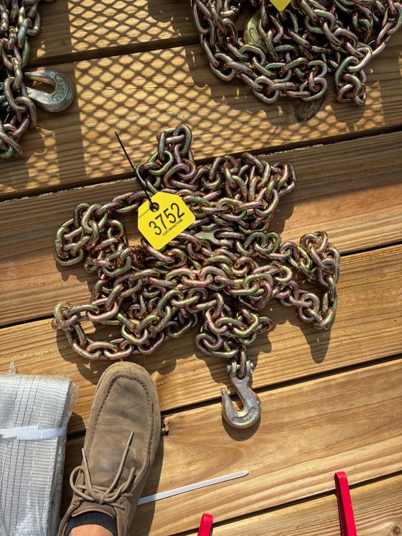 3/8. 1/2 20ft chain