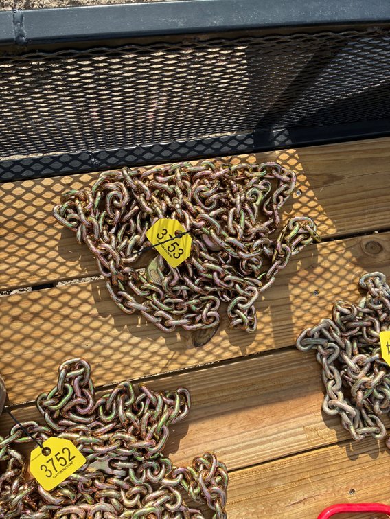 3/8. 1/2 20ft chain