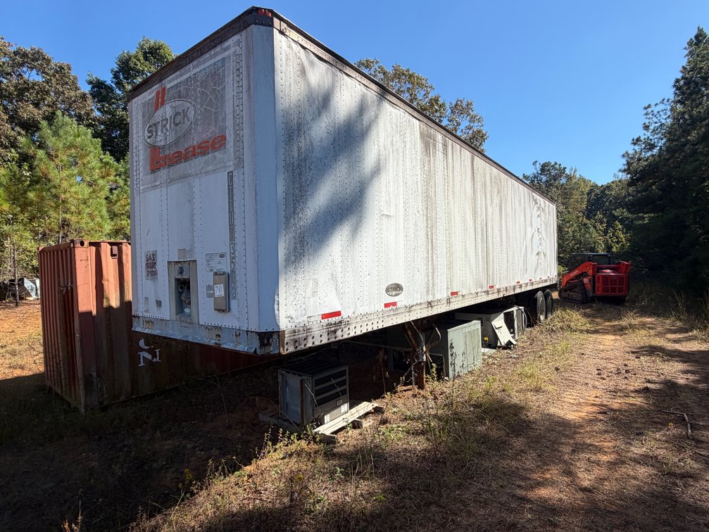 Dry van trailer and contents