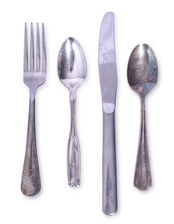 Four Pieces of Railroad Silverware - Canadian National and Canadian Pacific Railroad