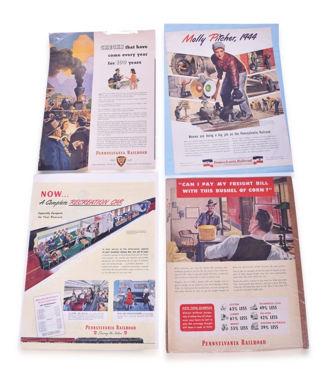 Pennsylvania Railroad Advertising Clippings