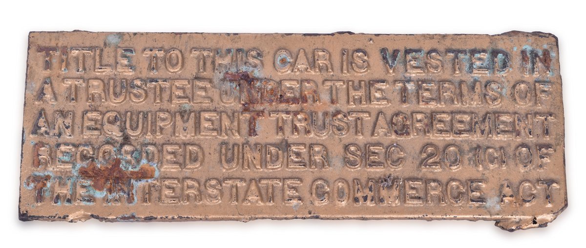 Universal Cast Iron Railroad Trust Plate