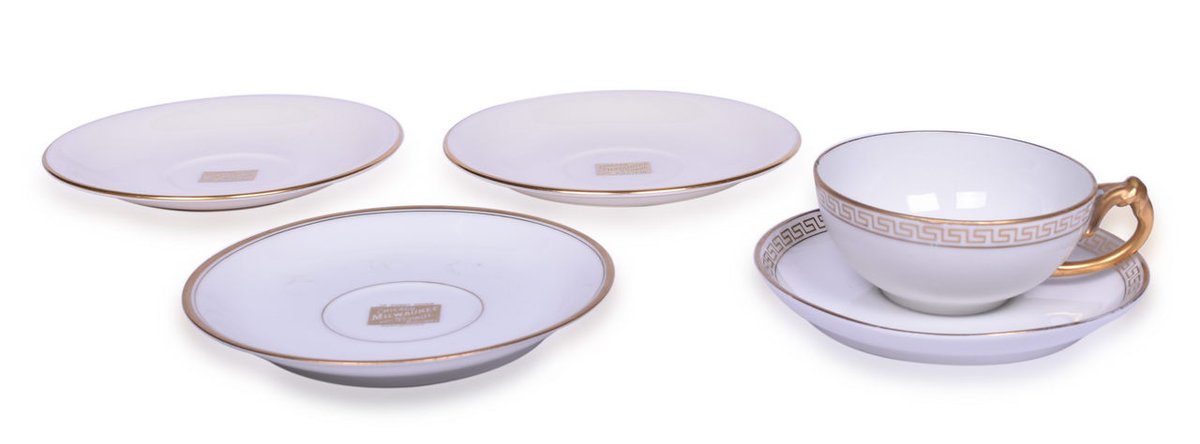 Chicago, Milwaukee, & St. Paul Railroad China Olympian Teacup and Milwaukee Road Saucers