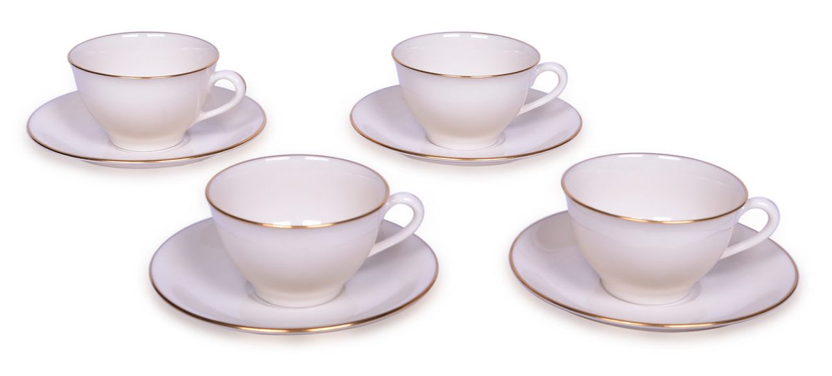 Four Chicago, Milwaukee, St. Paul & Pacific Railroad China Olympian Teacup & Saucer Sets