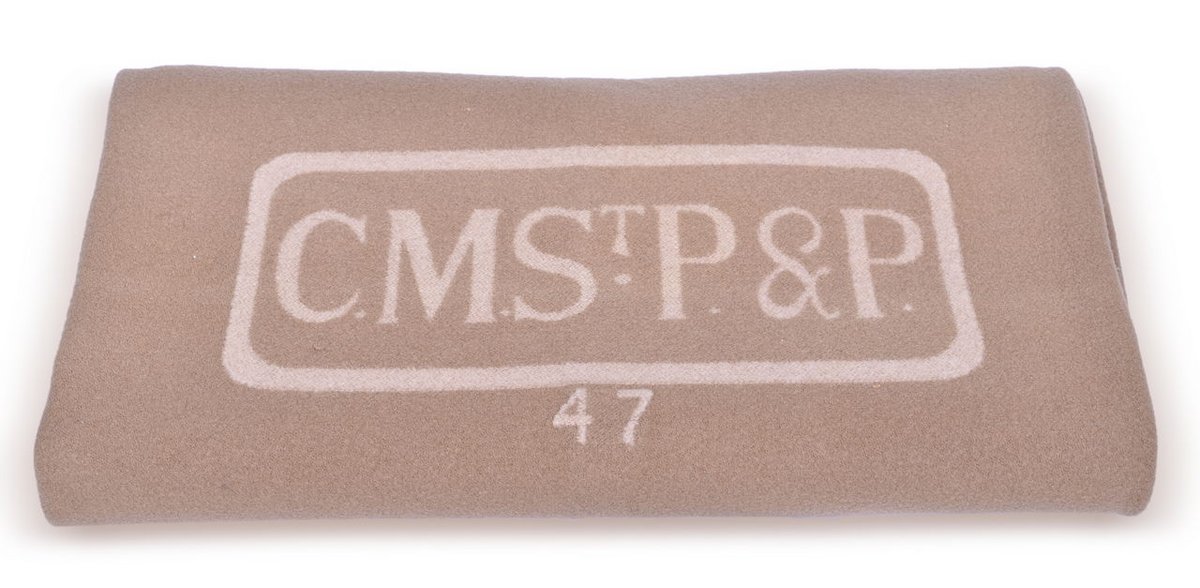 Chicago, Milwaukee, St. Paul & Pacific Railroad North Star Wool Blanket