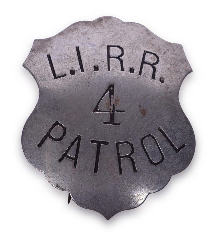 Long Island Railroad Nickel Police Badge