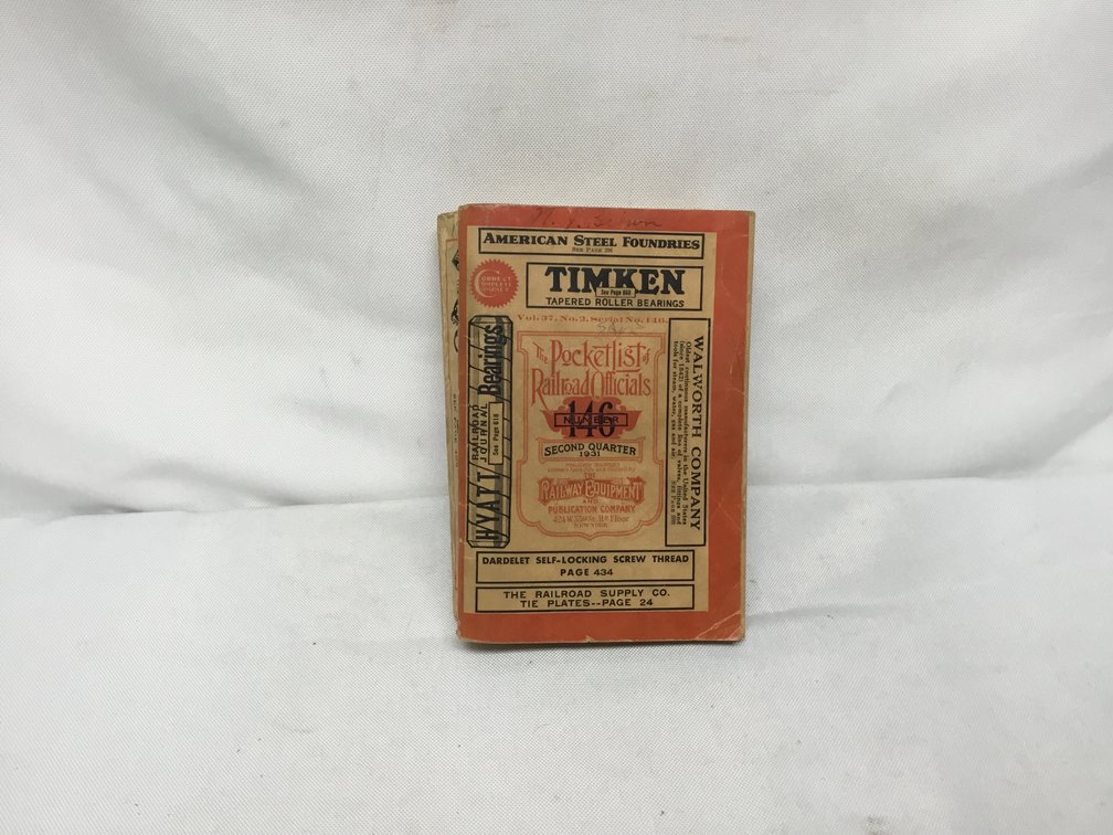 The Pocketlist of Railroad Officials Number 146