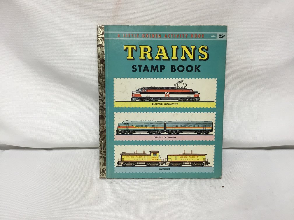 Trains Stamp Book
