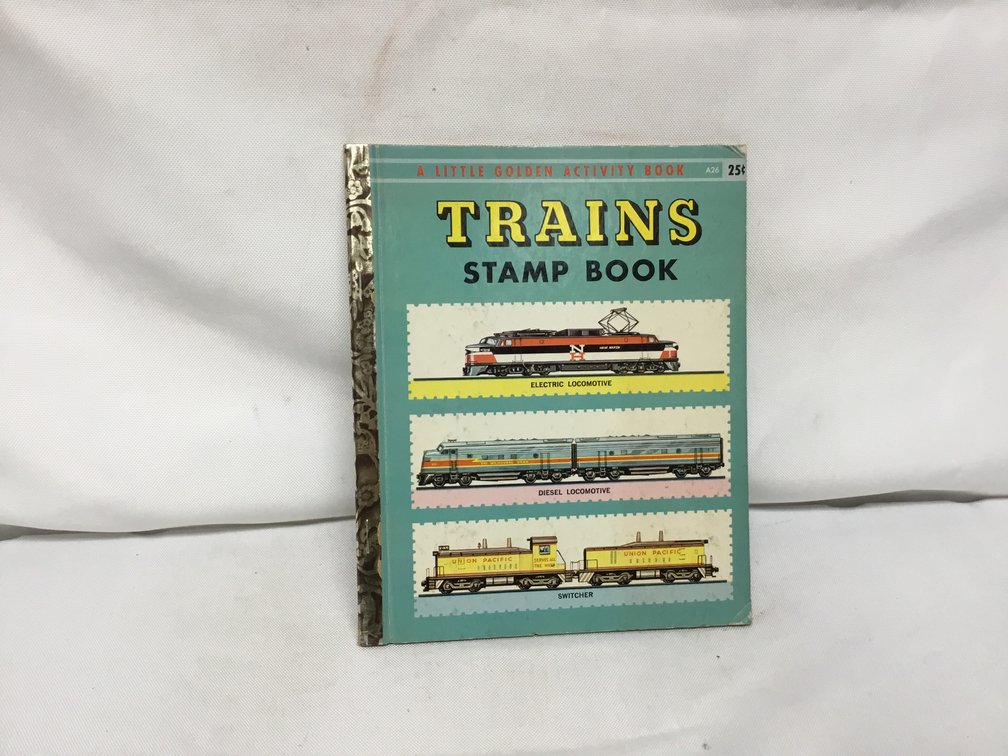 Trains Stamp Book