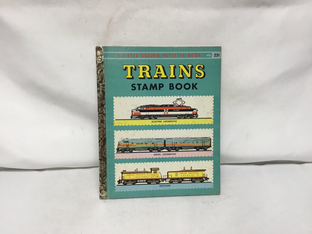 Trains Stamp Book