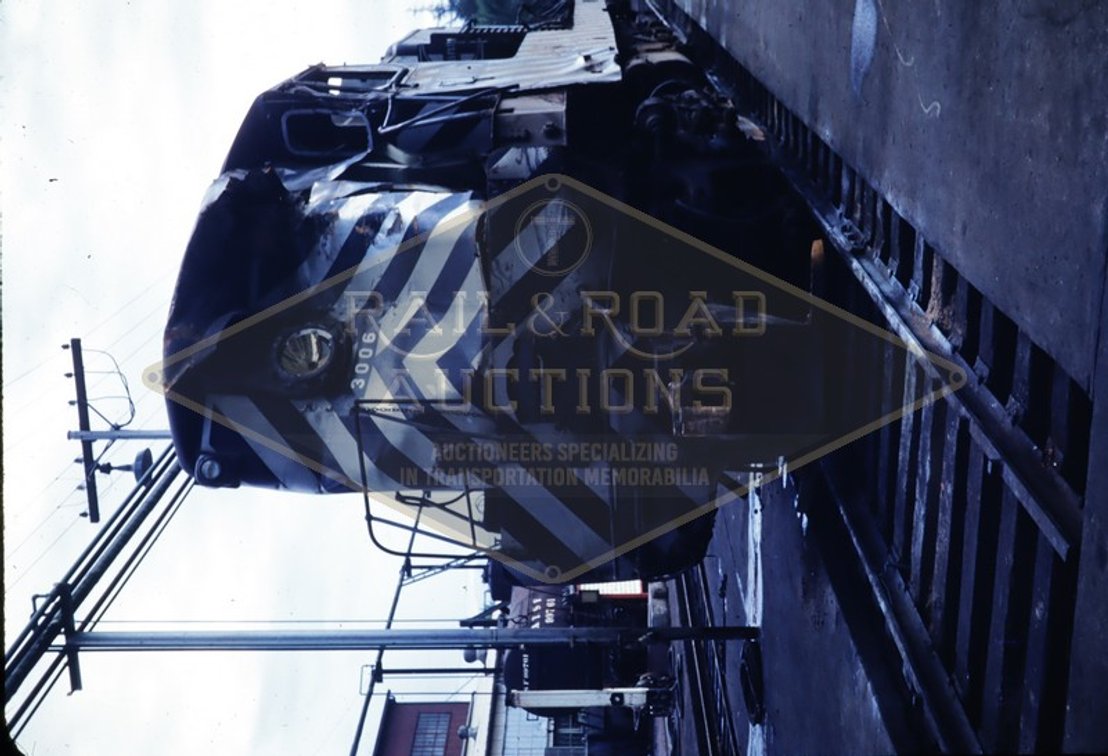 12 Slides - Baltimore and Ohio Steam, New Haven, Canadian National Steam, Atlantic Coast Line, Nickel Plate Road Steam, Central of New Jersey Steam, Soo Line Steam, Belt Railway of Chicago, United States Army, Wreck