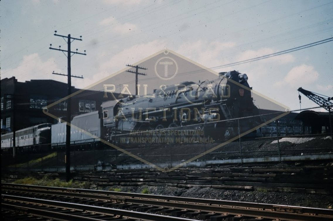 20 Slides - Pennsylvania Steam, Nickel Plate Steam, Electric, Virginian Electrics, Southern Pacific Steam, Lackawanna, Morristown and Erie, Chicago Burlington and Quincy, Belt Railway of Chicago, United States Army, New Haven Steam