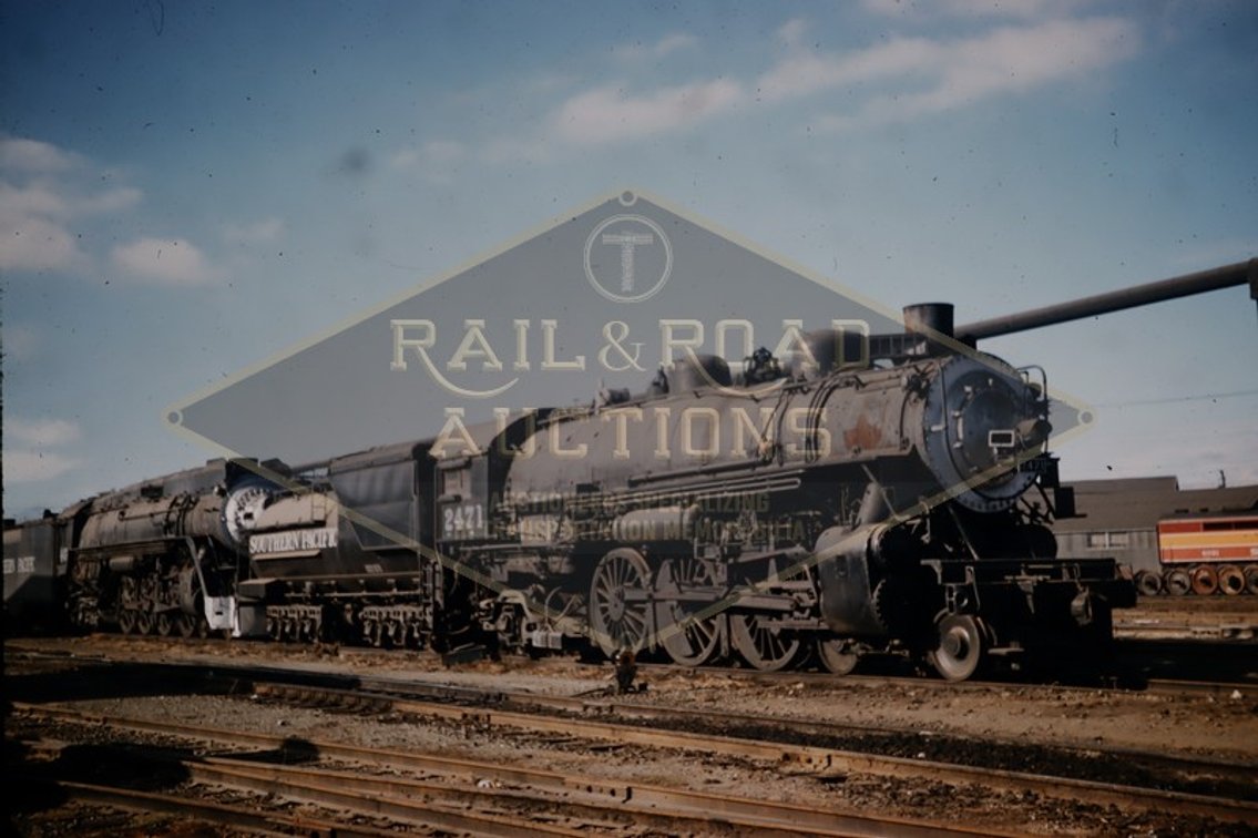 10 Slides - Southern Pacific Steam, Chehalis Western, Southern, Chesapeake and Ohio, Canadian National Steam