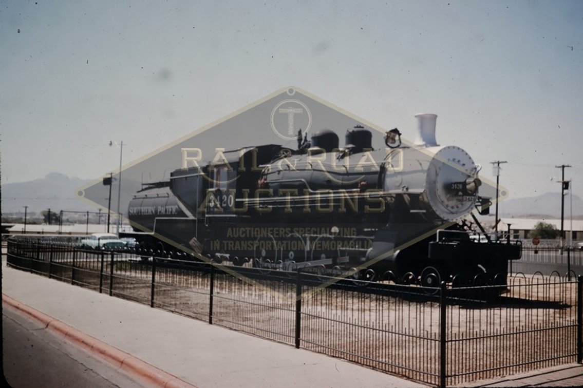 10 Slides - Southern Pacific Steam, Chesapeake and Ohio, United States Army, Canadian National Steam