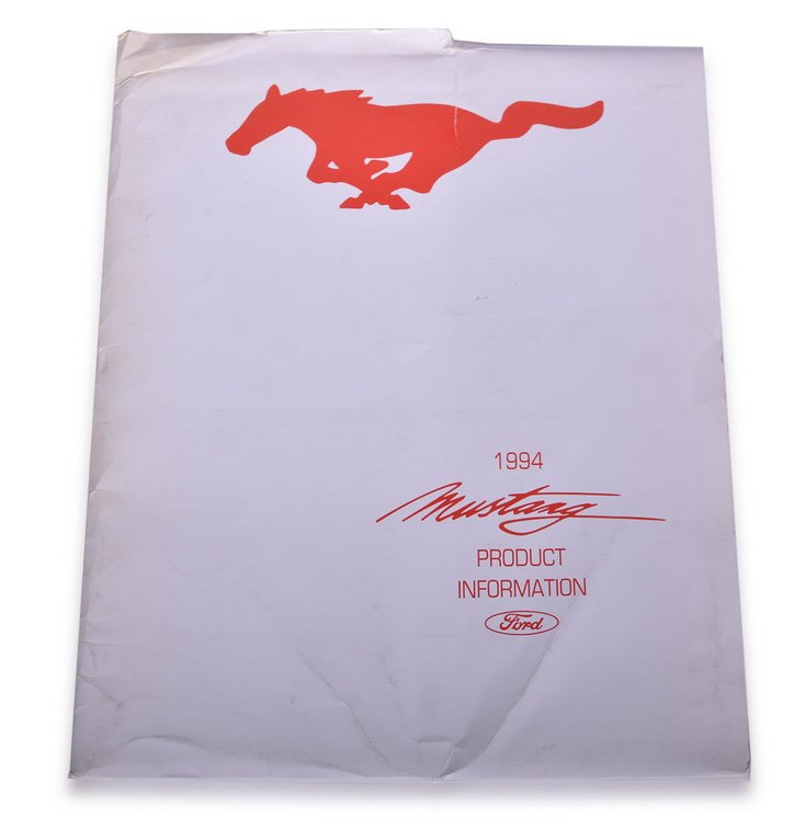1994 Ford Mustang Product Information Press Release Folder
