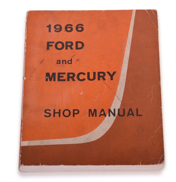 1966 Ford and Mercury Automobile Dealer Shop Manual