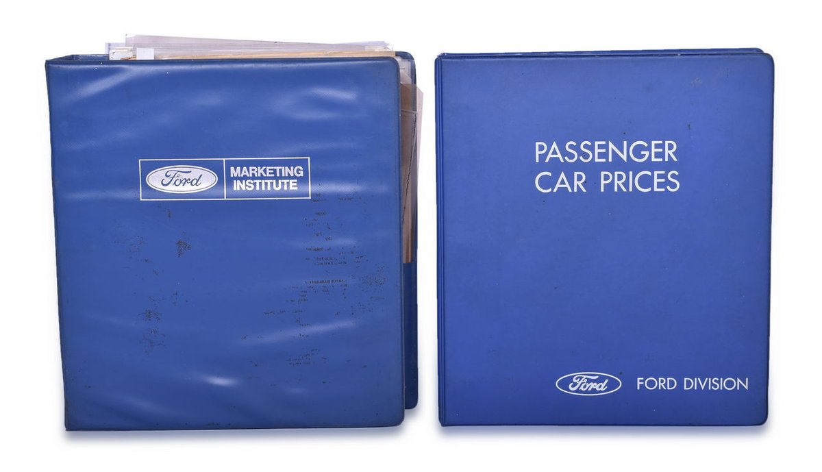 Ford Dealership 1971 Passenger Car Prices and mid-1970s Electronic Diagnostic Binder