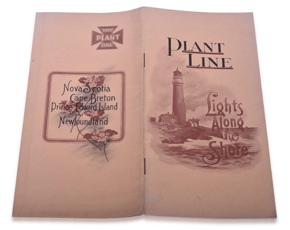 The Plant Line "Lights Along The Shore" Travel Brochure with Map