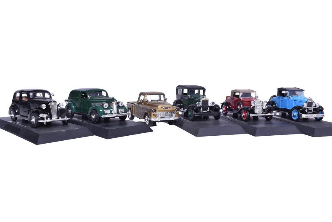 Six New-Ray 1:32 Models - 1920s and 30s Chevrolet