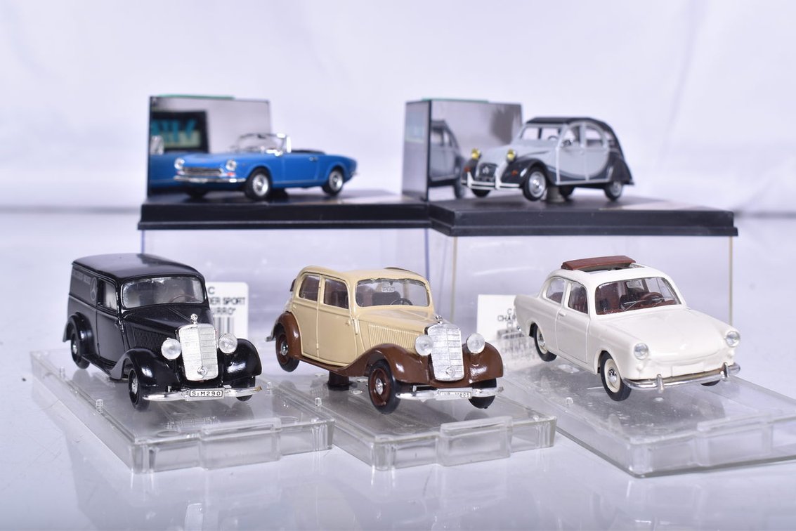 Five Vitesse Car Models - Mercedes-Benz, Volkswagen, Fiat and Citroen