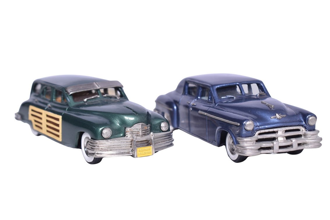 Pair of The Goldvarg Collection '50s Car Models - Chrysler Imperial and Packard Woodie Wagon
