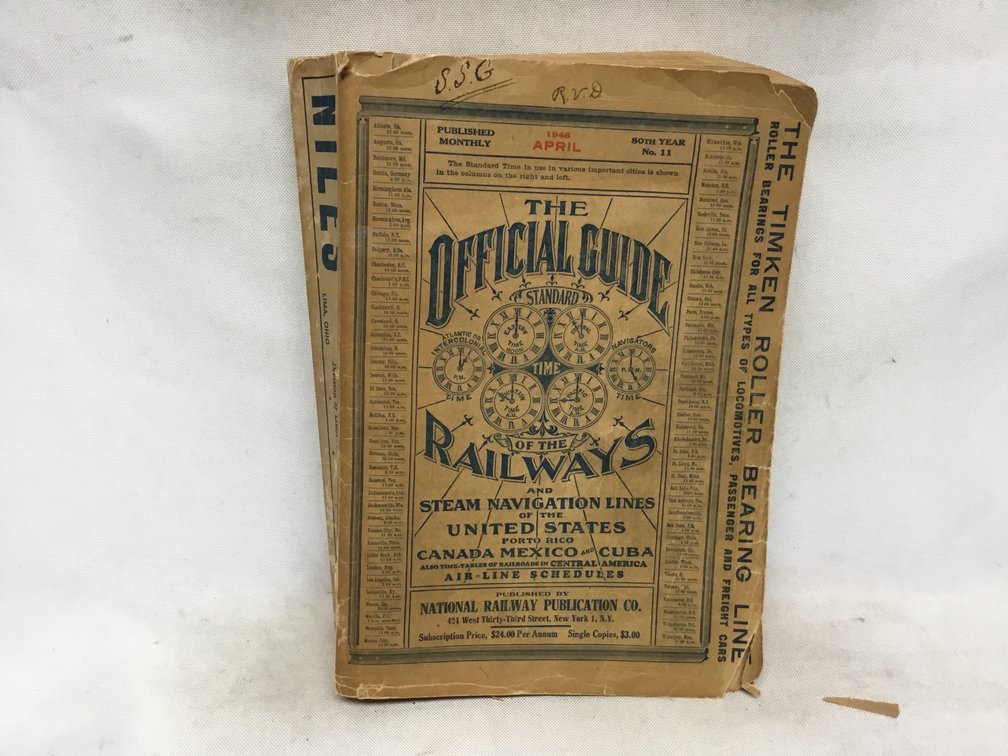 The Official Guide of the Railways - April 1948