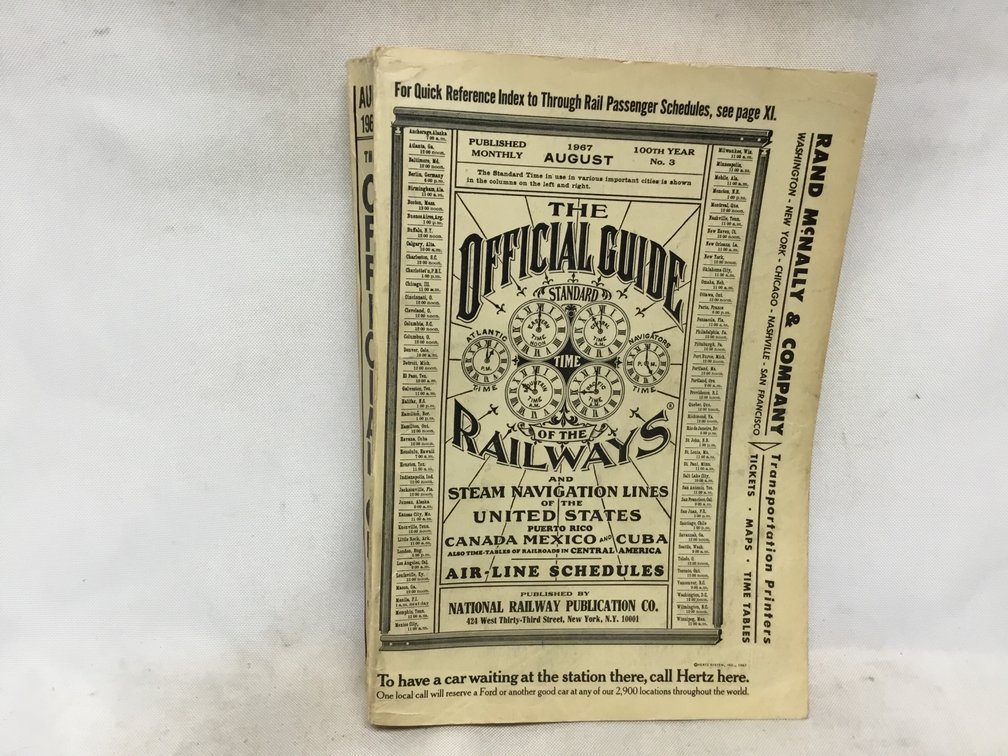 The Official Guide of the Railways - August 1967