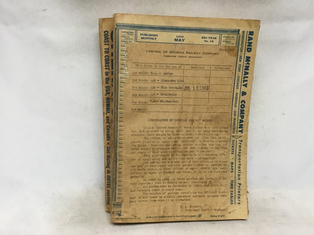 The Official Guide of the Railways - May 1960