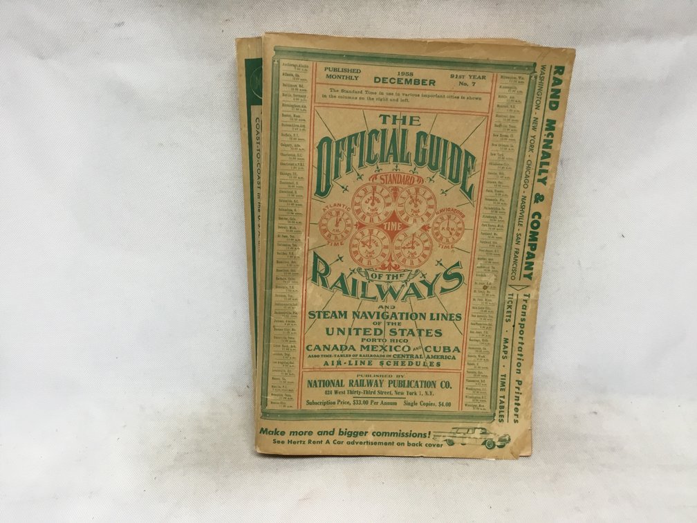 The Official Guide of the Railways - December 1958