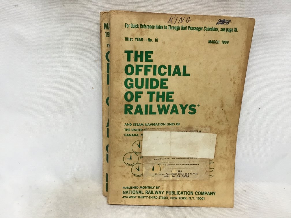 The Official Guide of the Railways - March 1969