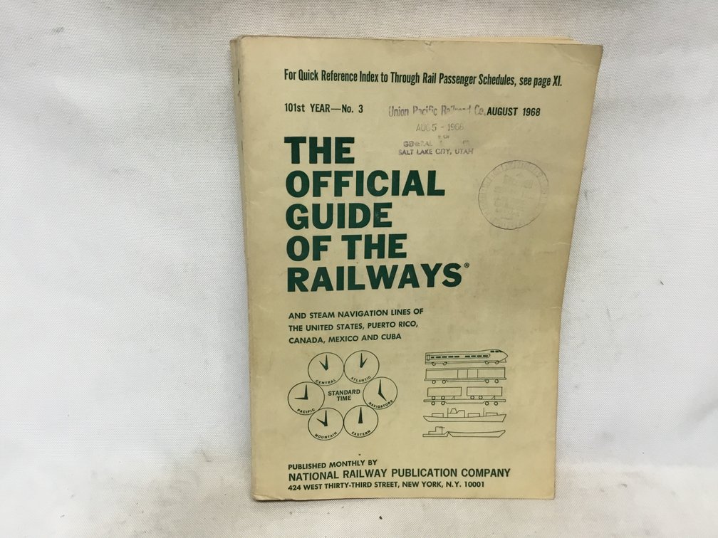The Official Guide of the Railways - August 1968