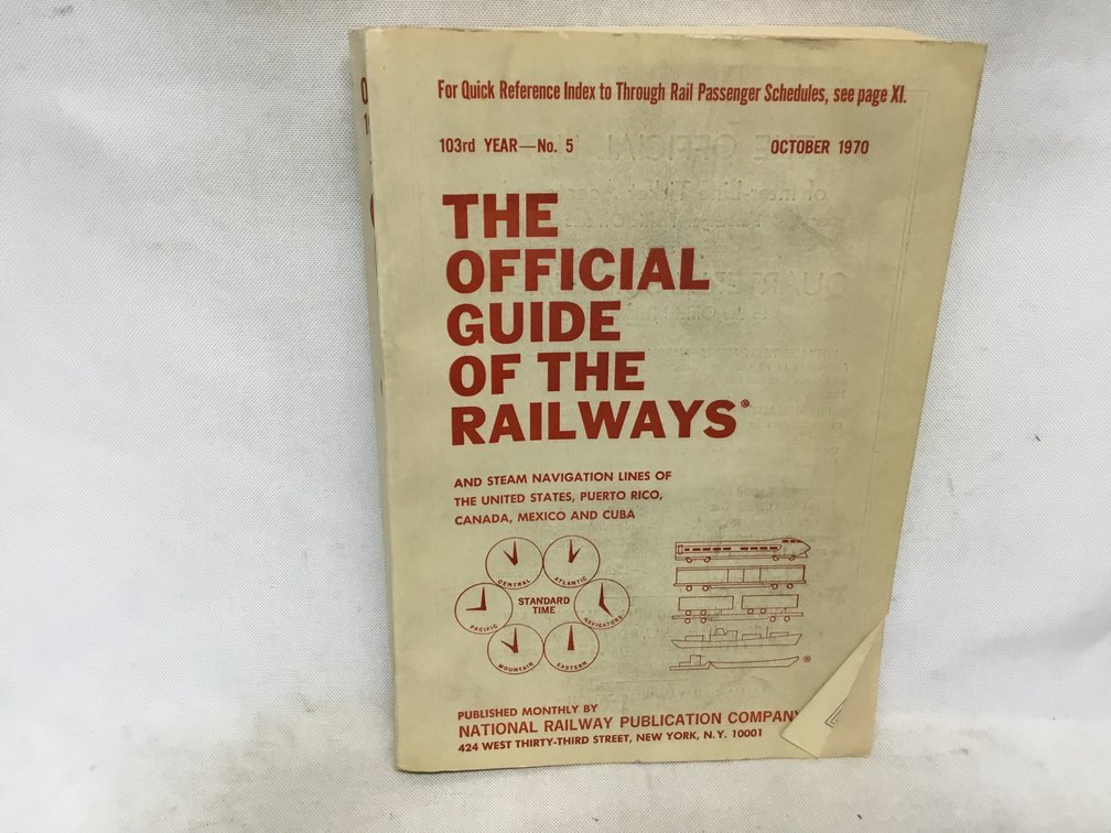 The Official Guide of the Railways - October 1970