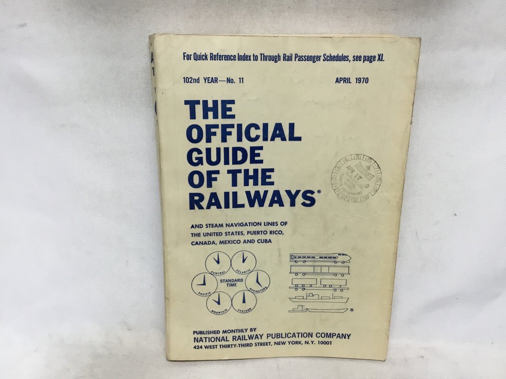 The Official Guide of the Railways - April 1970