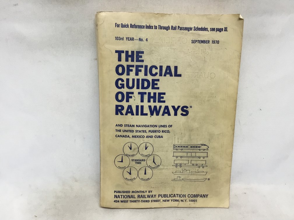 The Official Guide of the Railways - September 1970