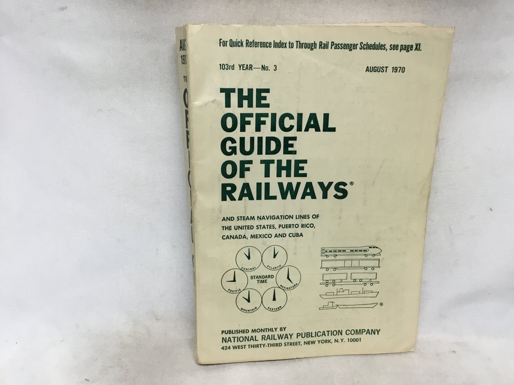 The Official Guide of the Railways - August 1970