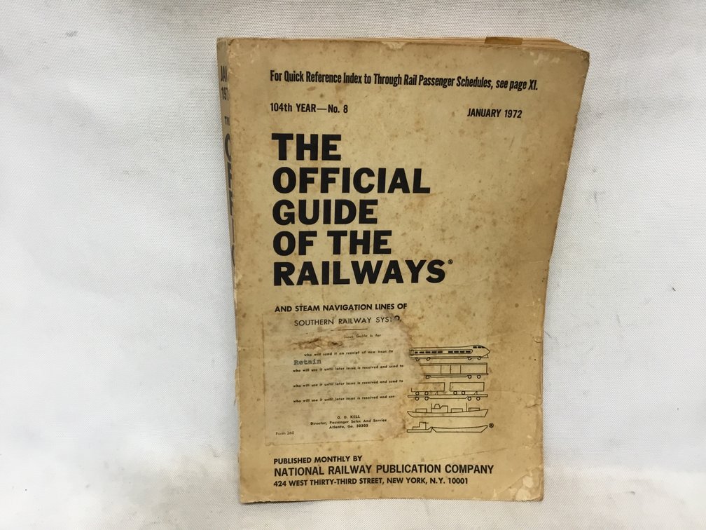 The Official Guide of the Railways - January 1972