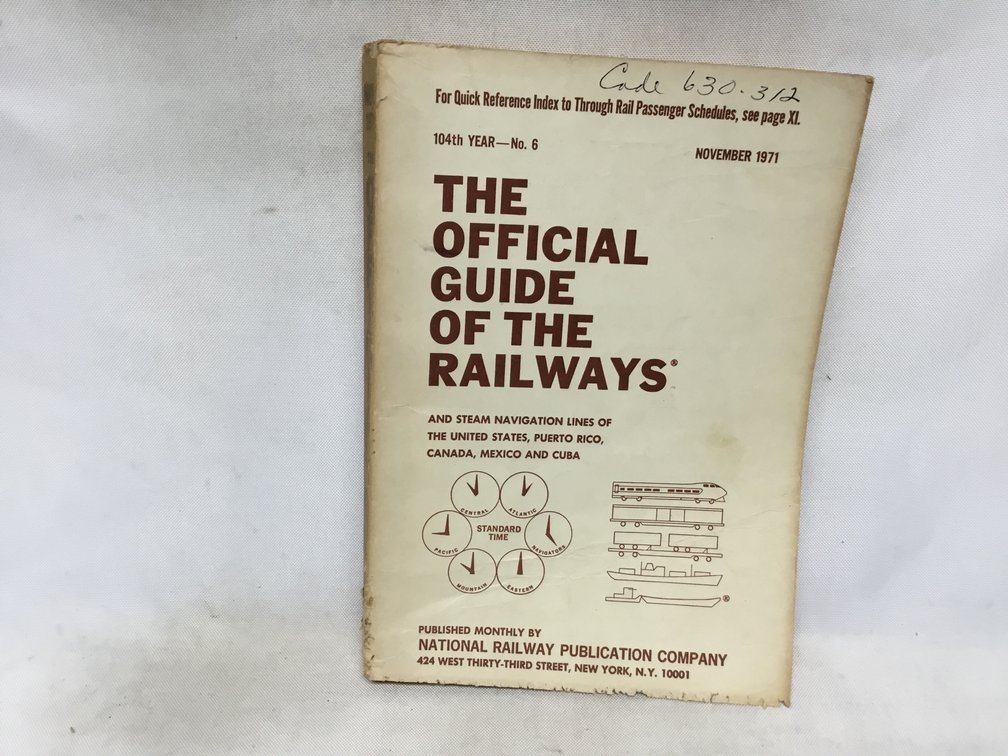The Official Guide of the Railways - November 1971