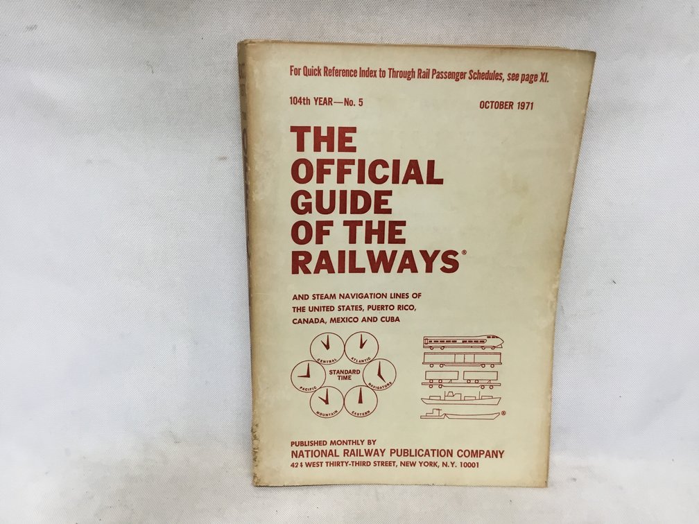 The Official Guide of the Railways - October 1971
